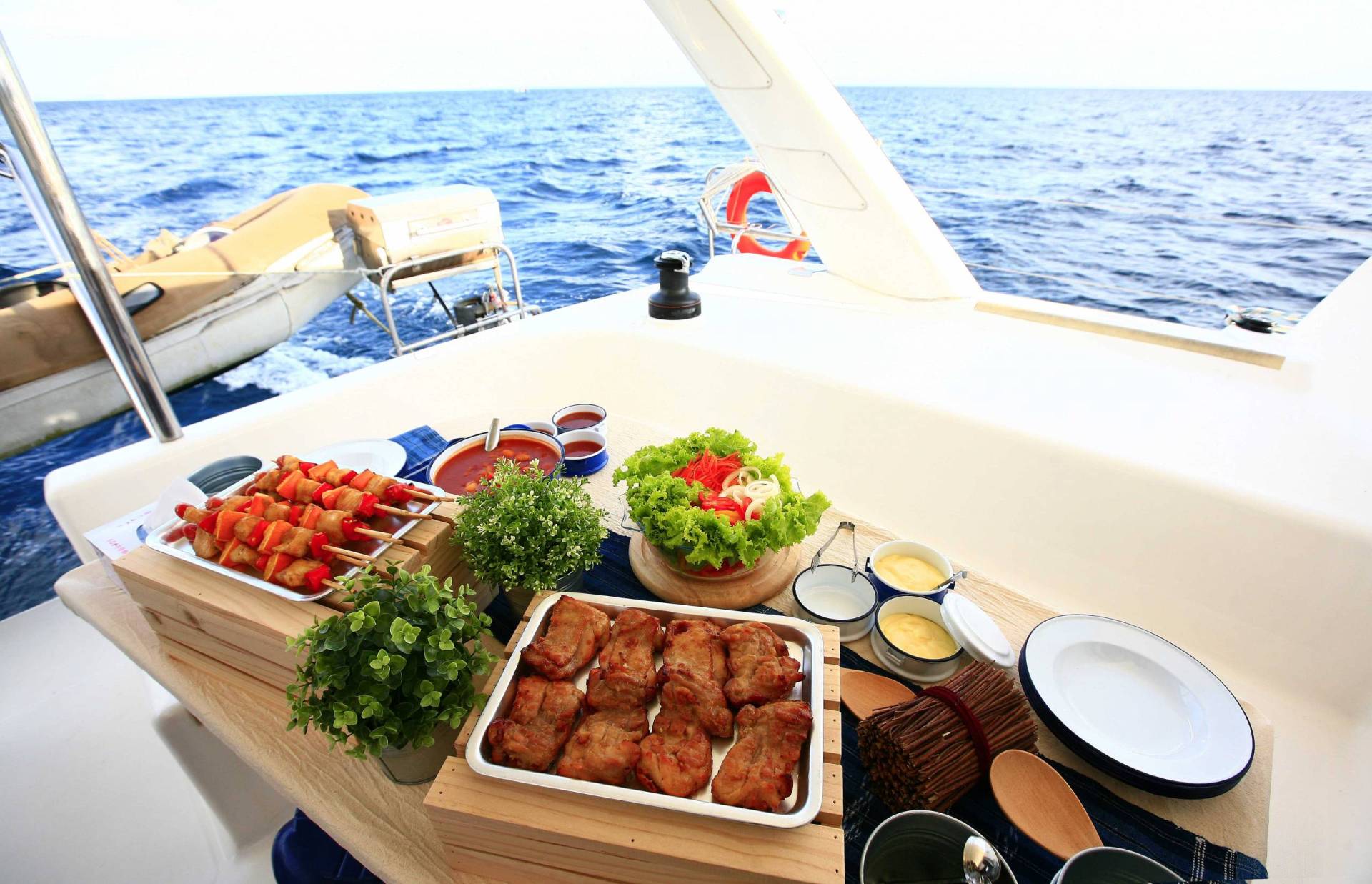Boat BBQ and Greek Cuisine